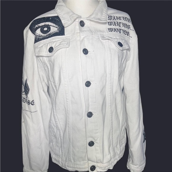 Printed Denim Jacket - Picture 4 of 5